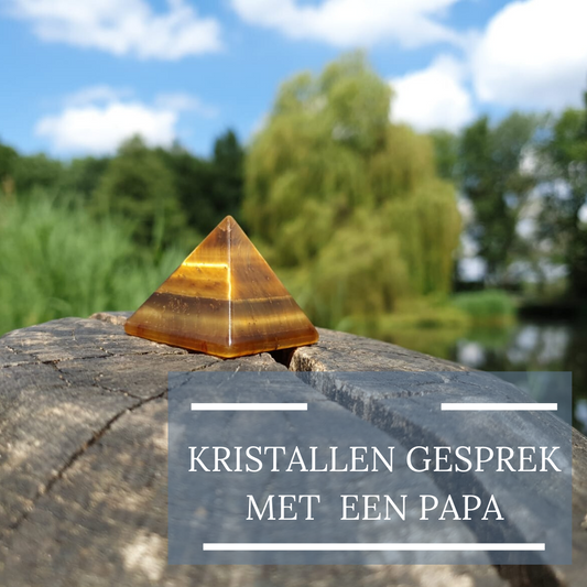 In gesprek met een papa over kristallen!